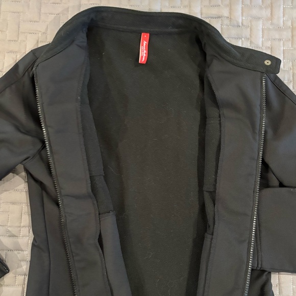 Hanna Andersson Fleece Lined Moto style Jacket 6 small petite - Picture 3 of 4